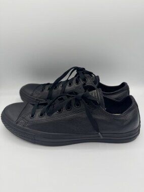 Converse Chuck Taylor All Star Black Leather OX Men's 9